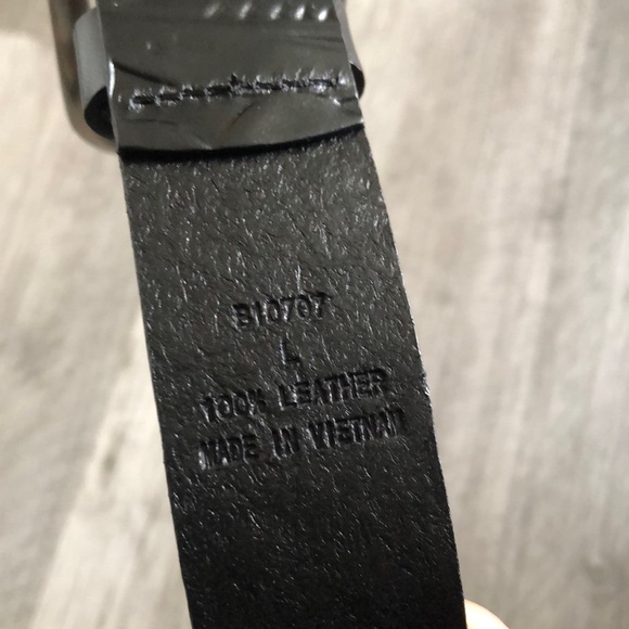 Patricia Nash Vietri Tooled Floral Black Leather Belt Size L NWT - Picture 11 of 16